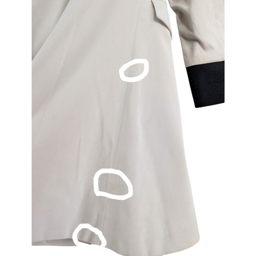 Vtg 90s Desert West Sherry Holt Western Duster Coat XS Faux Suede Sheriff‎ Star - Picture 10 of 11